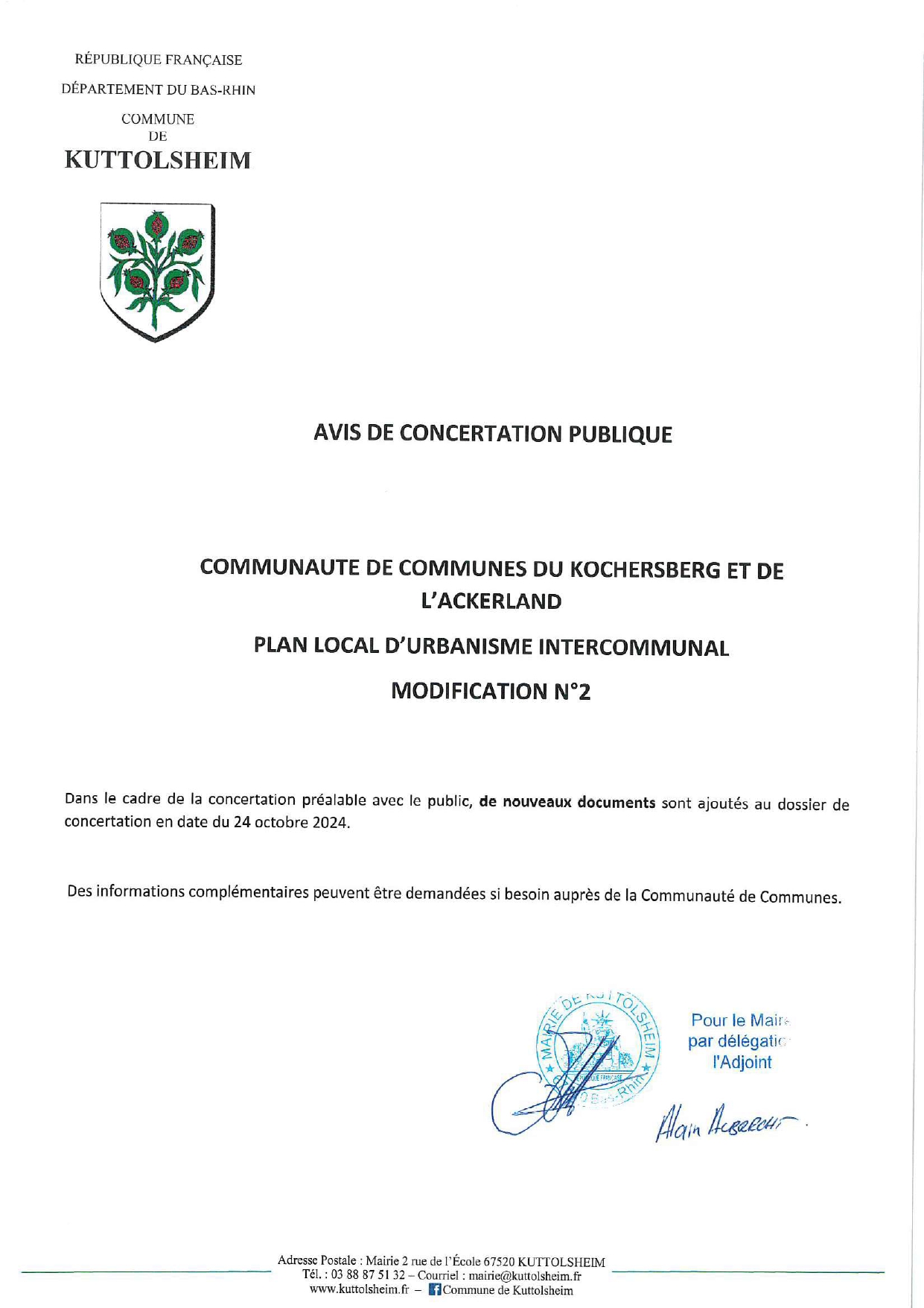 PLUi MODIFICATIONn2 CONCERTATIONavisComplementaire page 0001